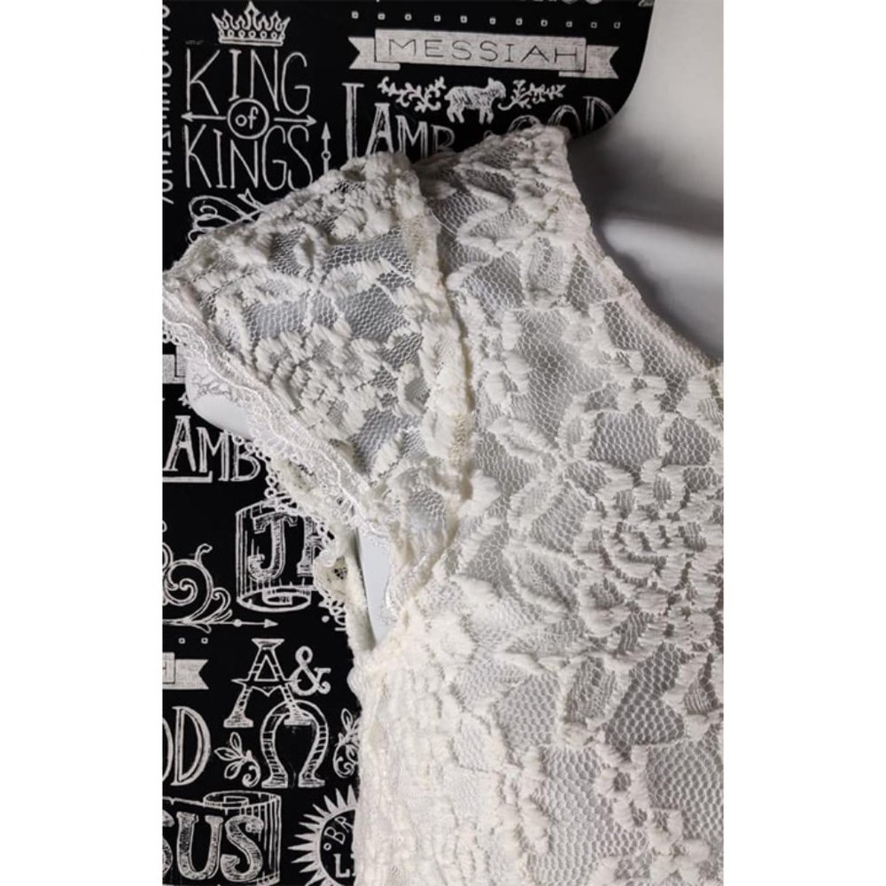 Mignon Lace Bubble Dress Sz 10/12 - Picture 3 of 8